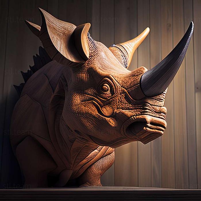 3D model Ischioceratops (STL)